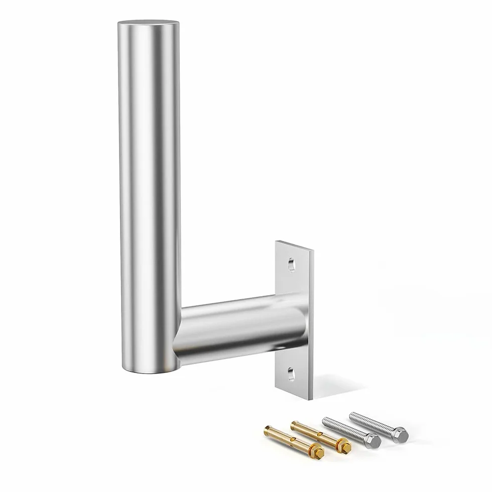 ANNTLENT Antenna Amplificatore di Segnale Staffa per Asta per Antenna a Forma di L Universale Lunga 30 cm