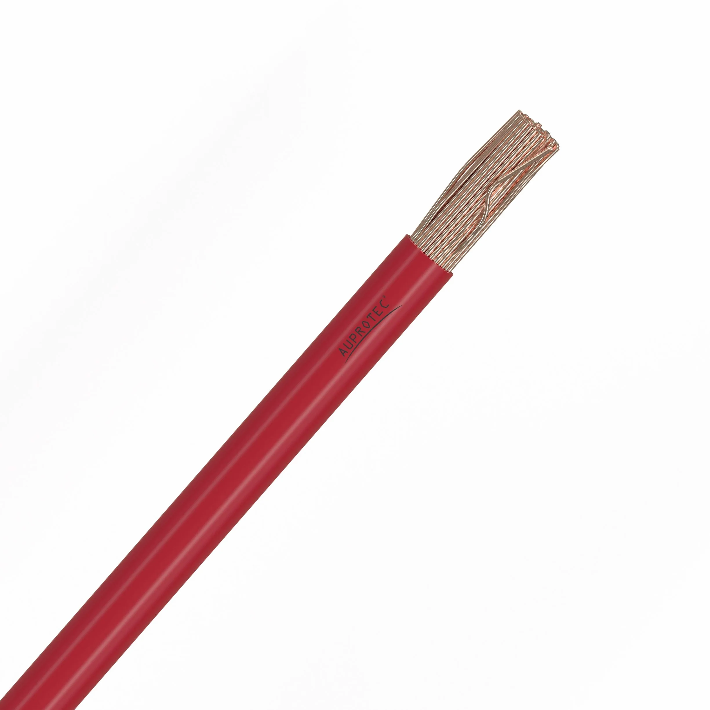 AUPROTEC Cavo unipolare 6,0 mm² Filo Elettrico ad Anello: 10m, Rosso
