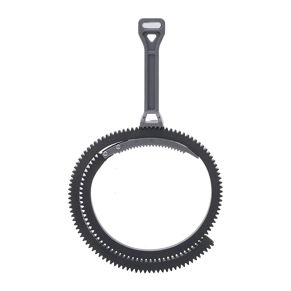 Materiale durevole in plastica e gomma, presa di messa a fuoco, leva del cambio, presa di messa a fuoco per tutte le fotocamere DSLR, videocamere, Dv, HDV (grigio)