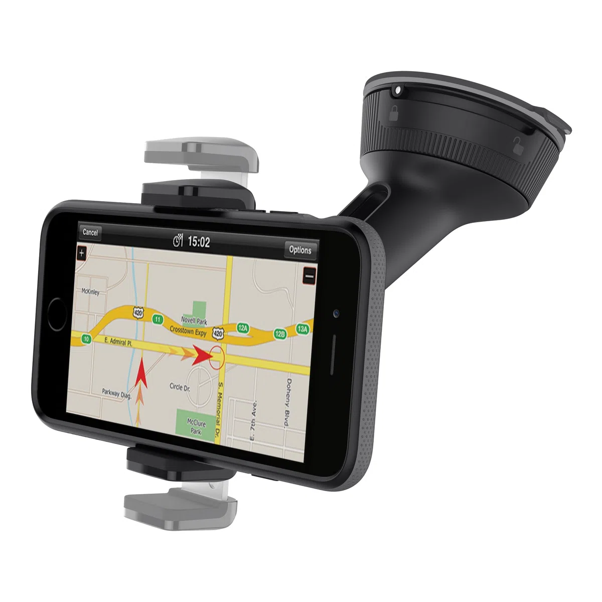 Belkin Supporto universale da Auto per iPhone 14/14 Plus, 14 Pro/Pro Max, 13, 13 mini, 13 Pro/Pro Max, 12, 11, XS Max, XS, XR, X, SE, 8/8 Plus, Samsung, LG, Sony, Google e Altri