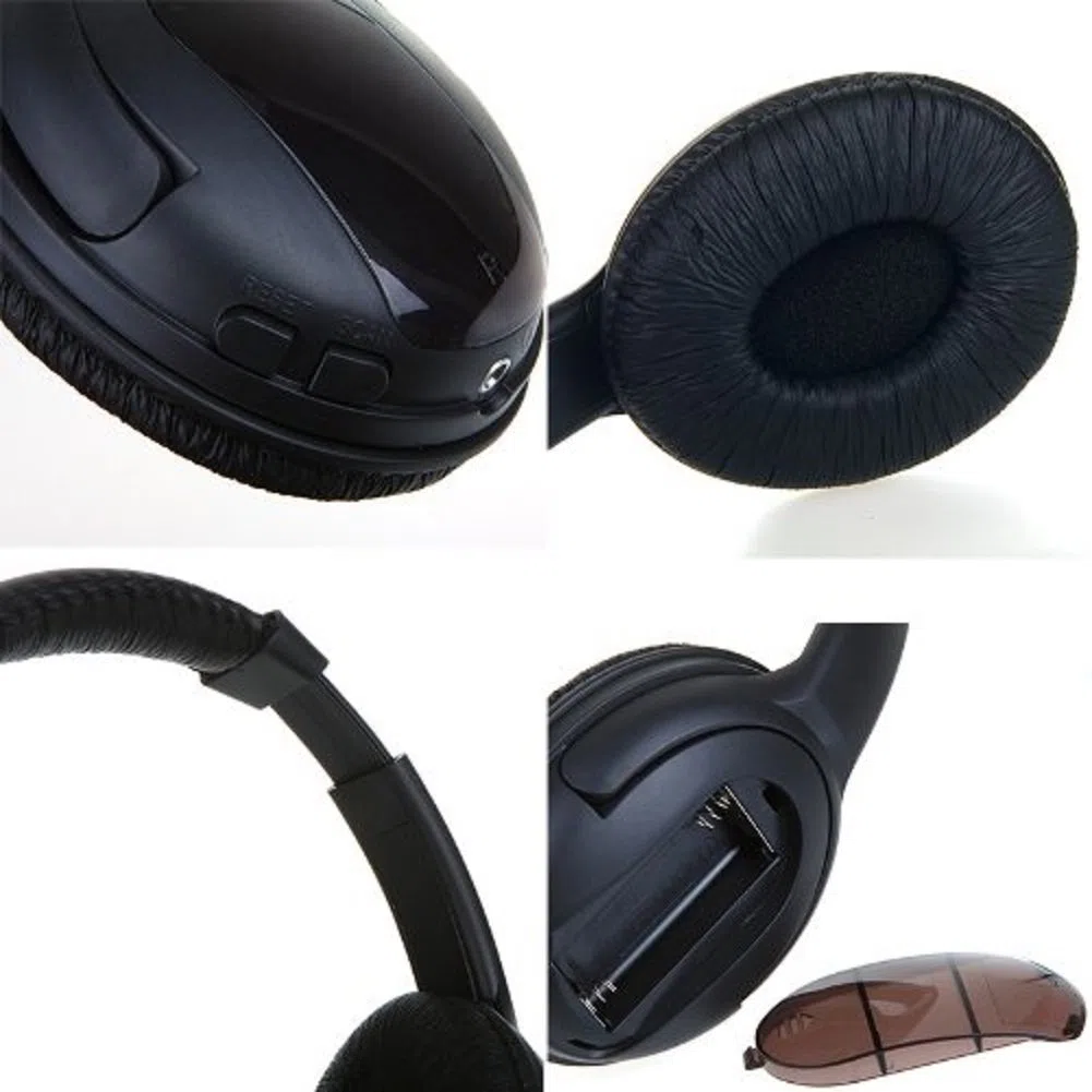 cuffie wireless HiFi per radio FM, MP3, PC, TV, telefoni cellulari audio