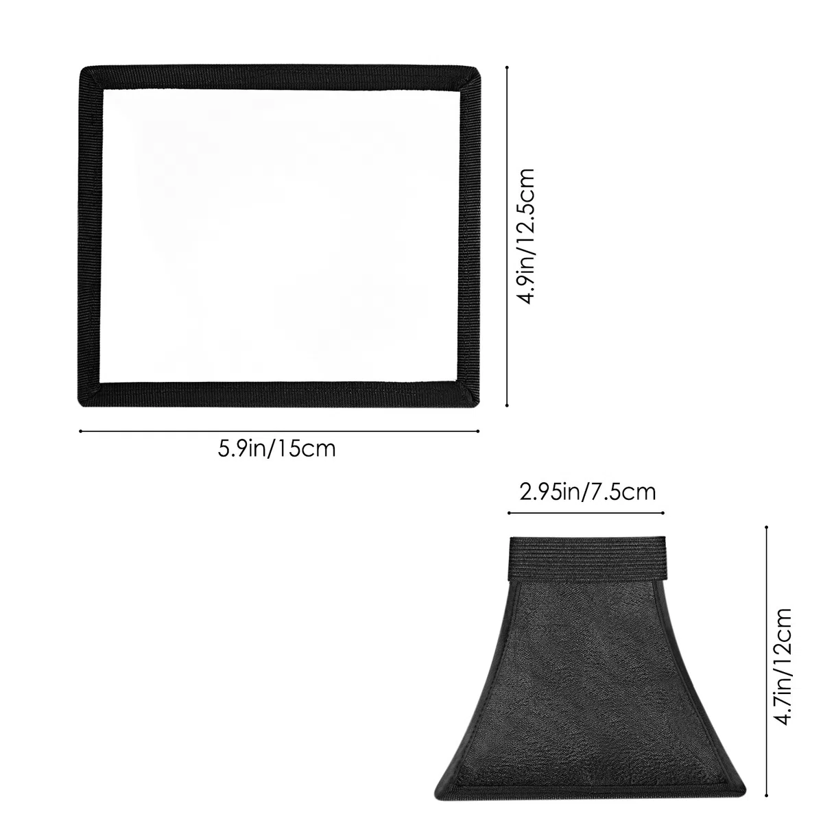 NEEWER Kit diffusore flash Speedlite Softbox e riflettore per Canon Nikon e altre fotocamere DSLR, flash TT560 TT850 TT860 NW561 NW670 VK750II