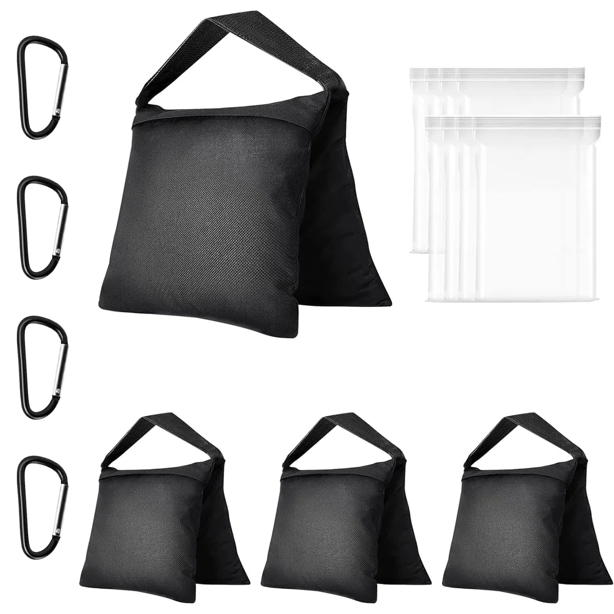 EMART 4 Pcs Sacchi di Sabbia Resistente per Studio Fotografico e Video, Treppiedi, Giardino