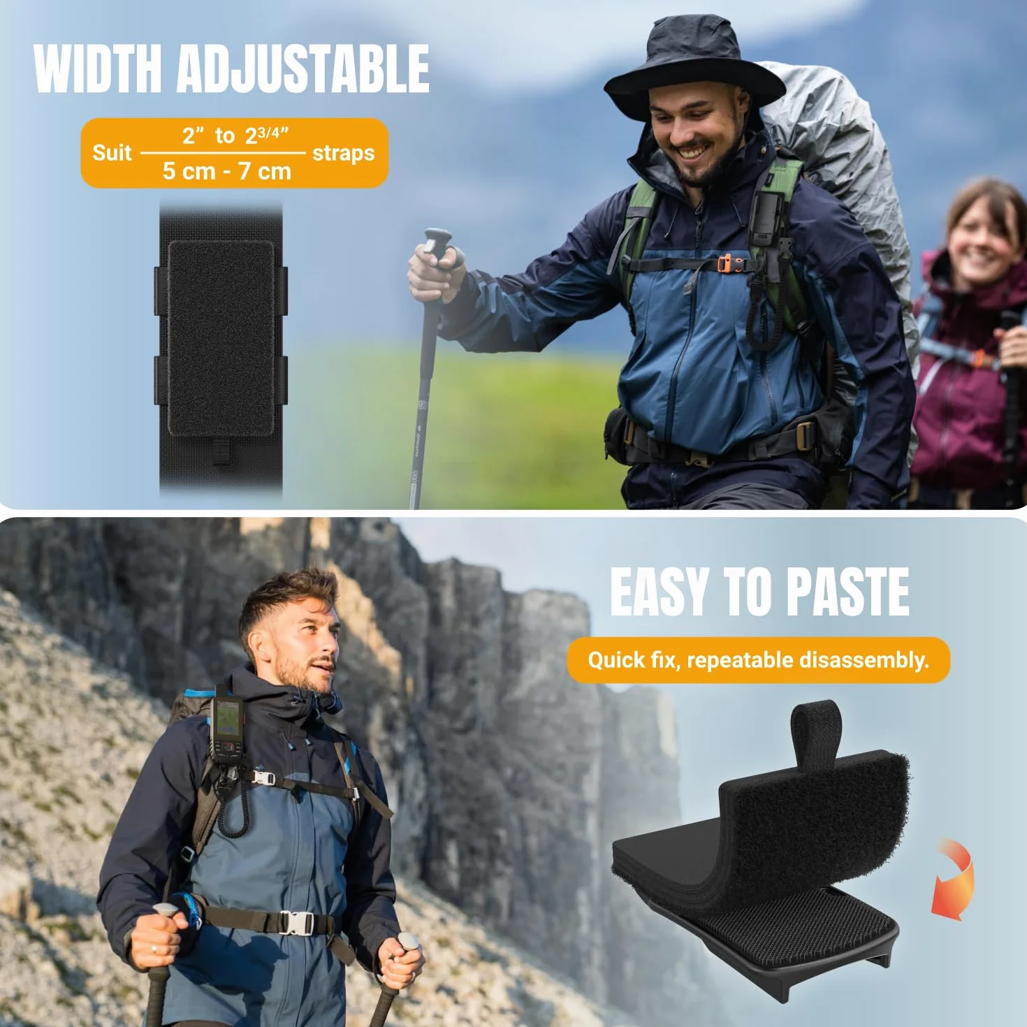 TUSITA Staffa a Strappo da Spallaccio Supporto Accessorio Compatibile con Garmin GPS Handhelds, 010-11855-00