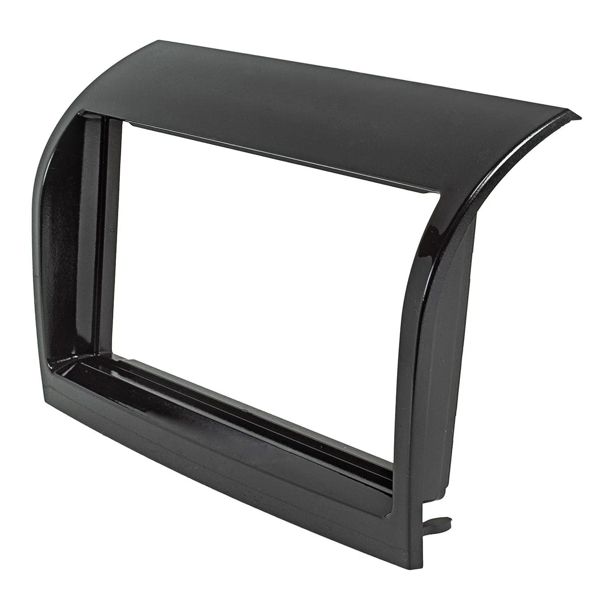 tomzz Audio 2414-051 Cornice radio doppio DIN compatibile con Fiat Ducato (250) Peugeot Boxer Citroen Jumper 2011-2014 Piano Black Lacquer