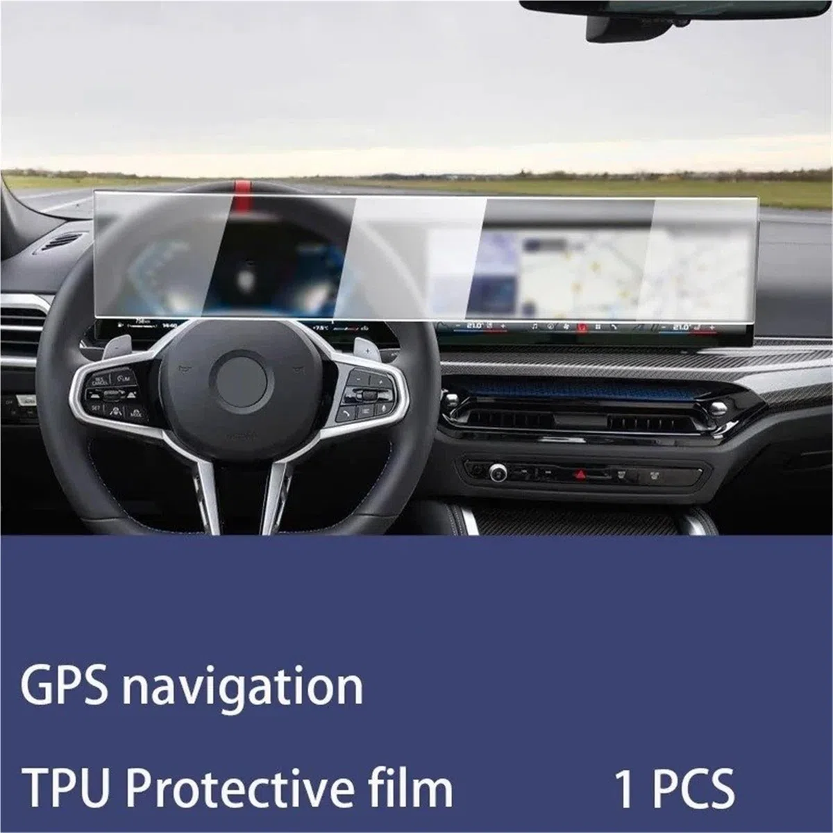 Proteggi Schermo Auto GPS Per BMW Serie 4 G22 G23 G26 2023-2025 GPS Per Auto Schermo LCD Di Navigazione Pellicola TPU Opaca Antiriflesso Protezione Antigraffio