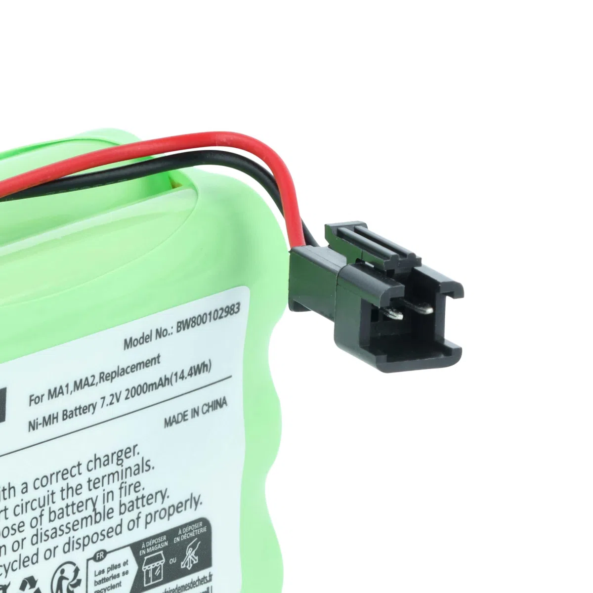 vhbw batteria compatibile con Tivoli Pal, iPal digital radio (2000mAh, 7,2V, NiMH)