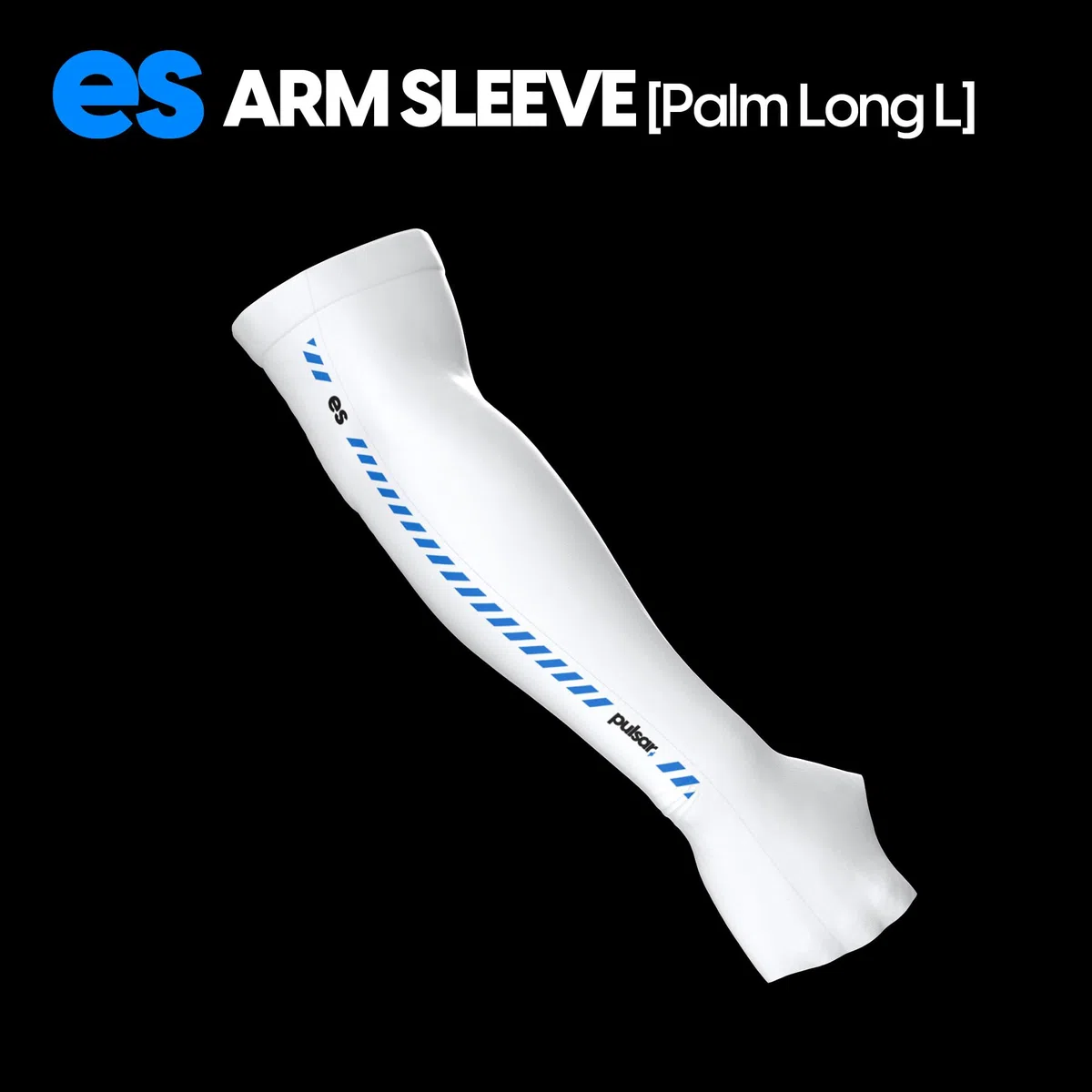 Pulsar Gaming Gears eS Armsleeve Una fascia ad alta resistenza per una maggiore messa a fuoco, riduce l'affaticamento (Palm Long, Bianco, L)
