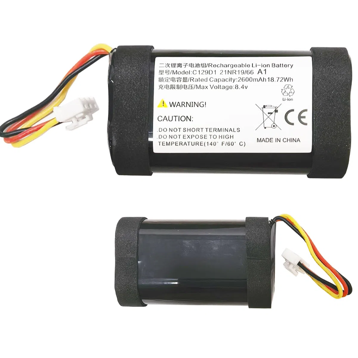 C129D1 - Batteria di ricambio compatibile con Bang & Olufsen B&O BeoPlay P6 A1 Speaker C129d1 C129d3
