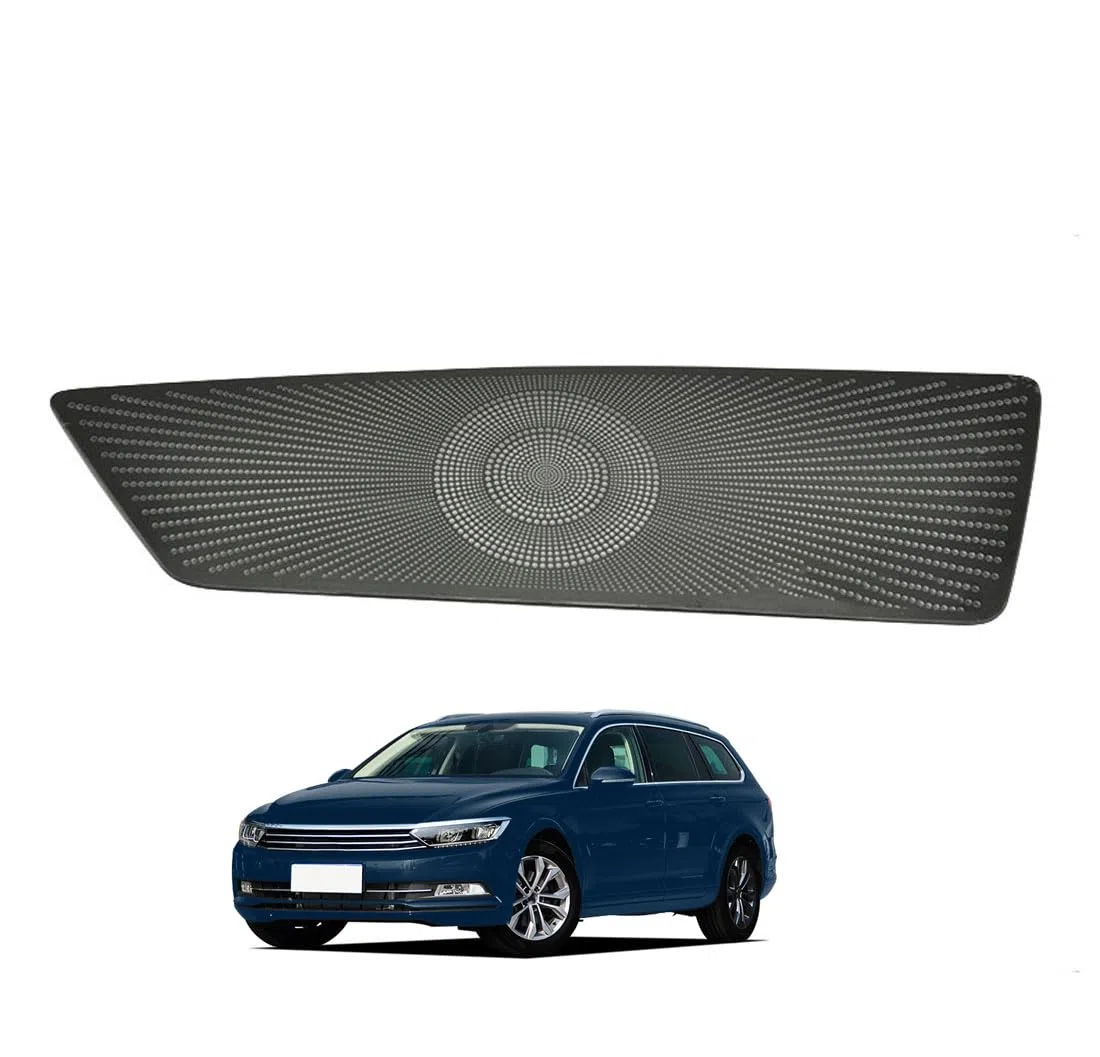 Griglie Protezione Altoparlanti per Passat B8 Variant 2016-2023 Altoparlante Griglia Coperchio Guardia Protezione Casse Copertura Nero,Instrument-panel-horn-cover-1pcs