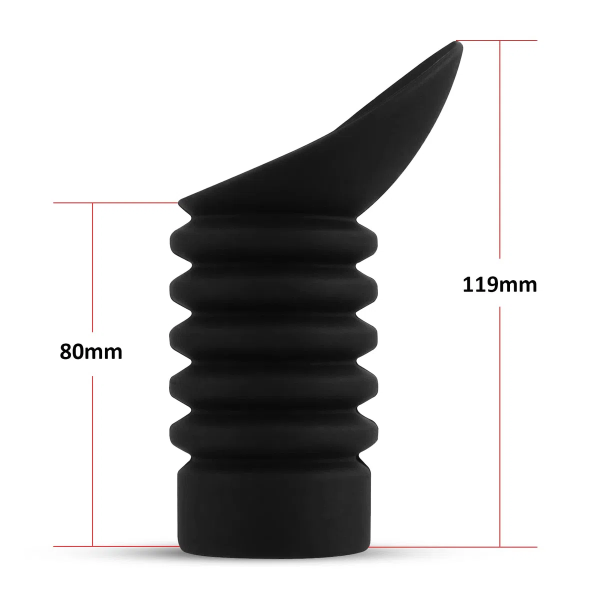 Coperchio dell'oculare Flessibile per Lente oculare da 36 mm-42 mm telescopio estensore di Gomma dell'ottica Coperchio Obliquo Cappuccio Protezione oculare, paraluce Anti-Impatto