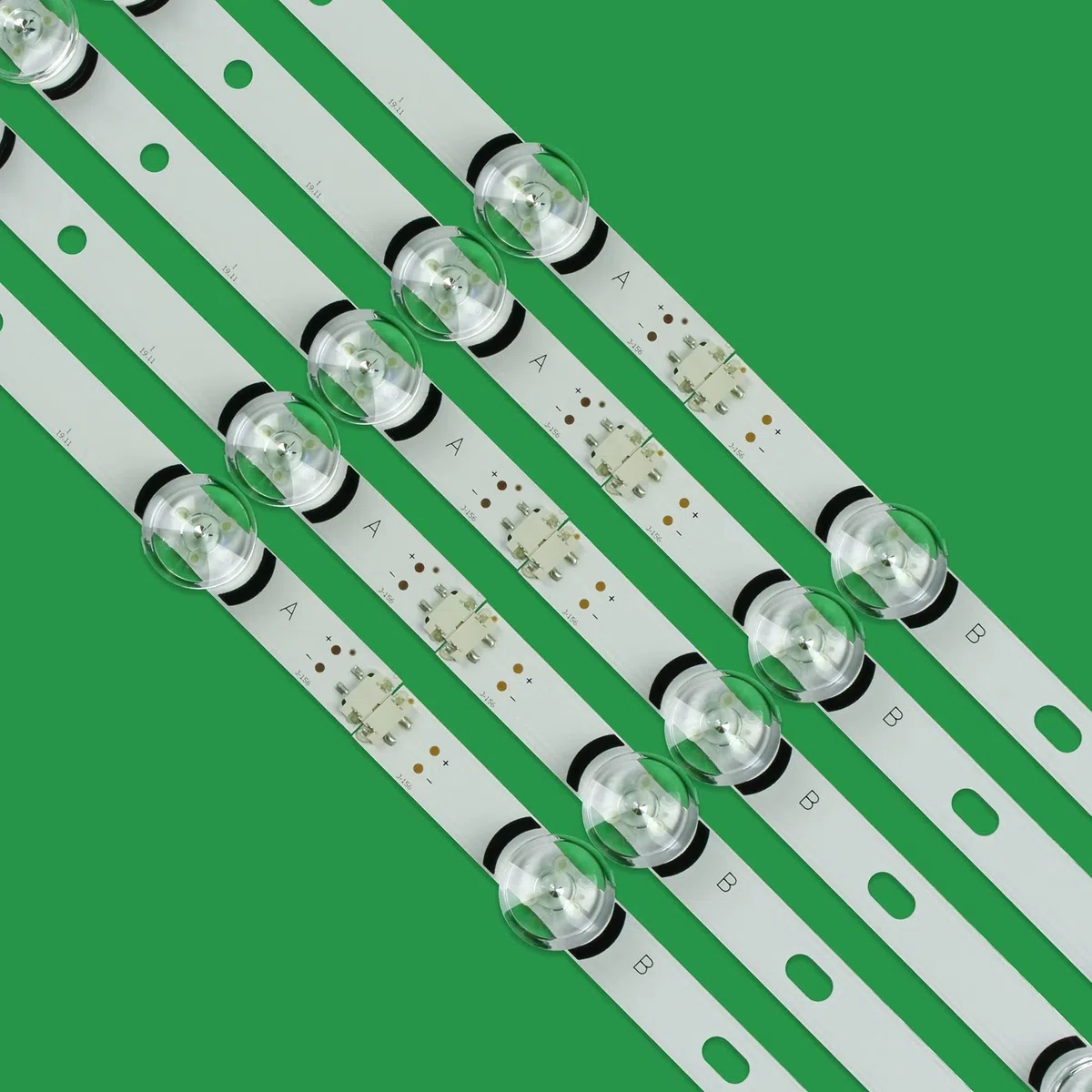 Generico kit 10 barre led RETROILLUMINAZIONE compatibili con tv lg 55" LB160DZ-A LB161DZ-B 55LB550 55LB551 55LB552 - ricambio premium con biadesivo
