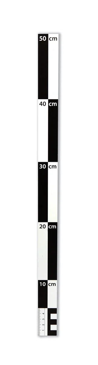D - Scala fotografica Dibond 50 cm con freccia nord