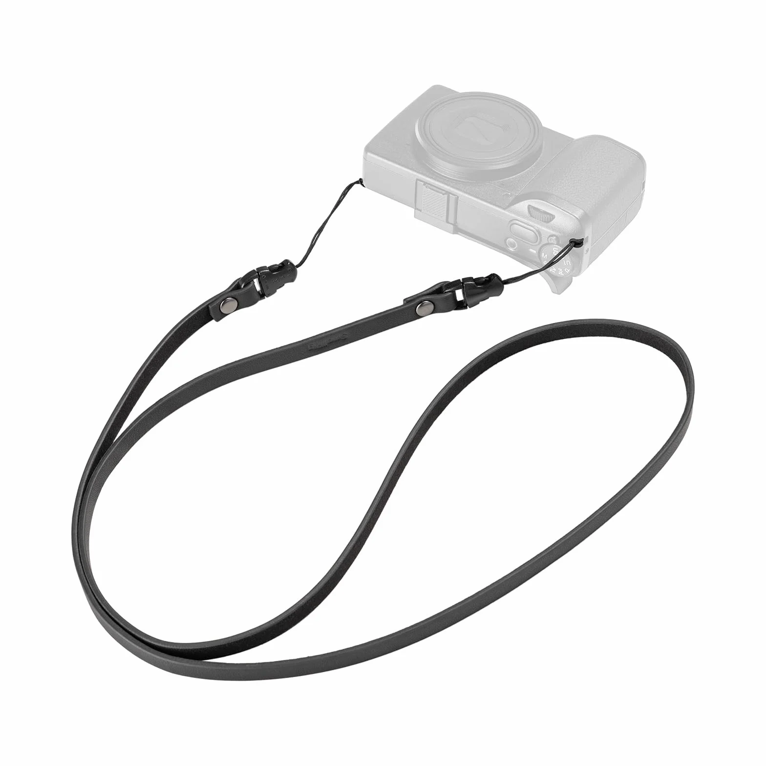 SMALLRIG Tracolla a sgancio rapido per Ricoh Serie GR, portatile e protettiva, per Sony ZV-1 II/ZV-1 / ZV-1F, per Canon G7 X Mark III, per custodie per iPhone Serie 17, Nero - 5686