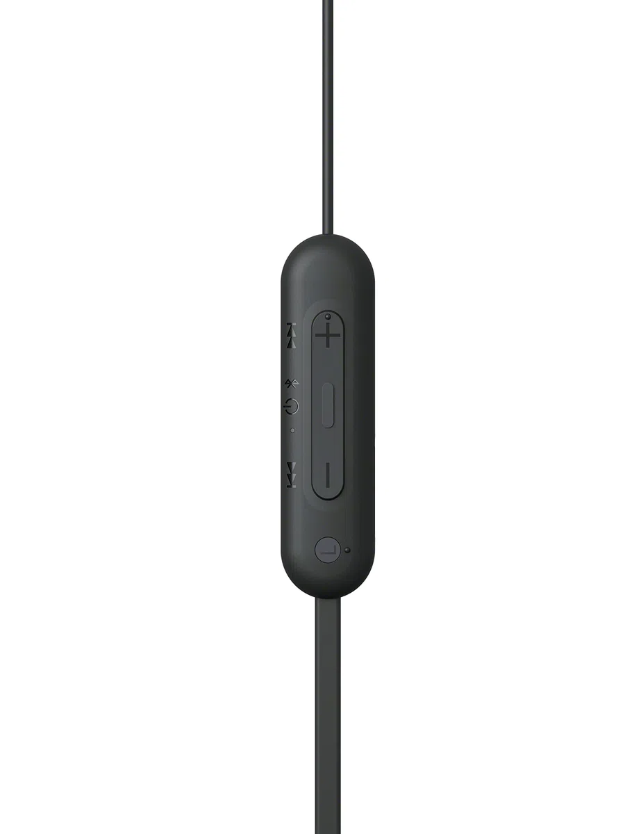 Sony WI-C100 - Cuffie wireless bluetooth, Fino a 25 ore di autonomia, Microfono integrato per telefonate, Compatibile con assistente vocale (Nero)