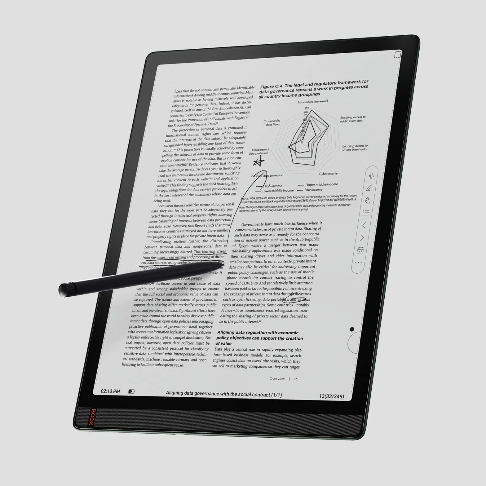BOOX Pen2 Pro magnetico con funzione Ereaser