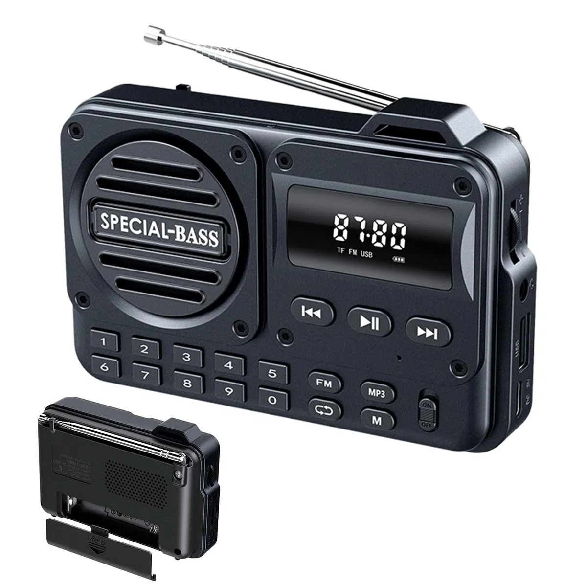 Radio Portatile - Schermo LED Buona Ricezione | Radio Meteo,Per Donne Uomini Adolescenti Senior Fidanzata Amico Viaggio di Affari Interni Esterni Scuola Strada Trip