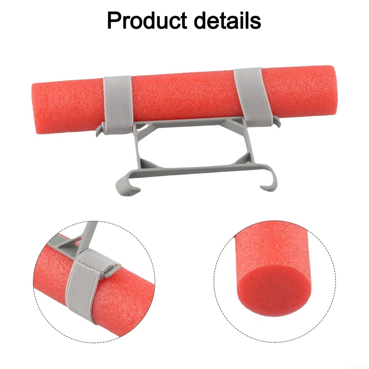 Carrello di atterraggio dell'acqua per DJI per mini 3 4 Pro, treppiede galleggiante galleggiante 24 x 5 x 8 cm, staffa di atterraggio con elastici rosso grigio