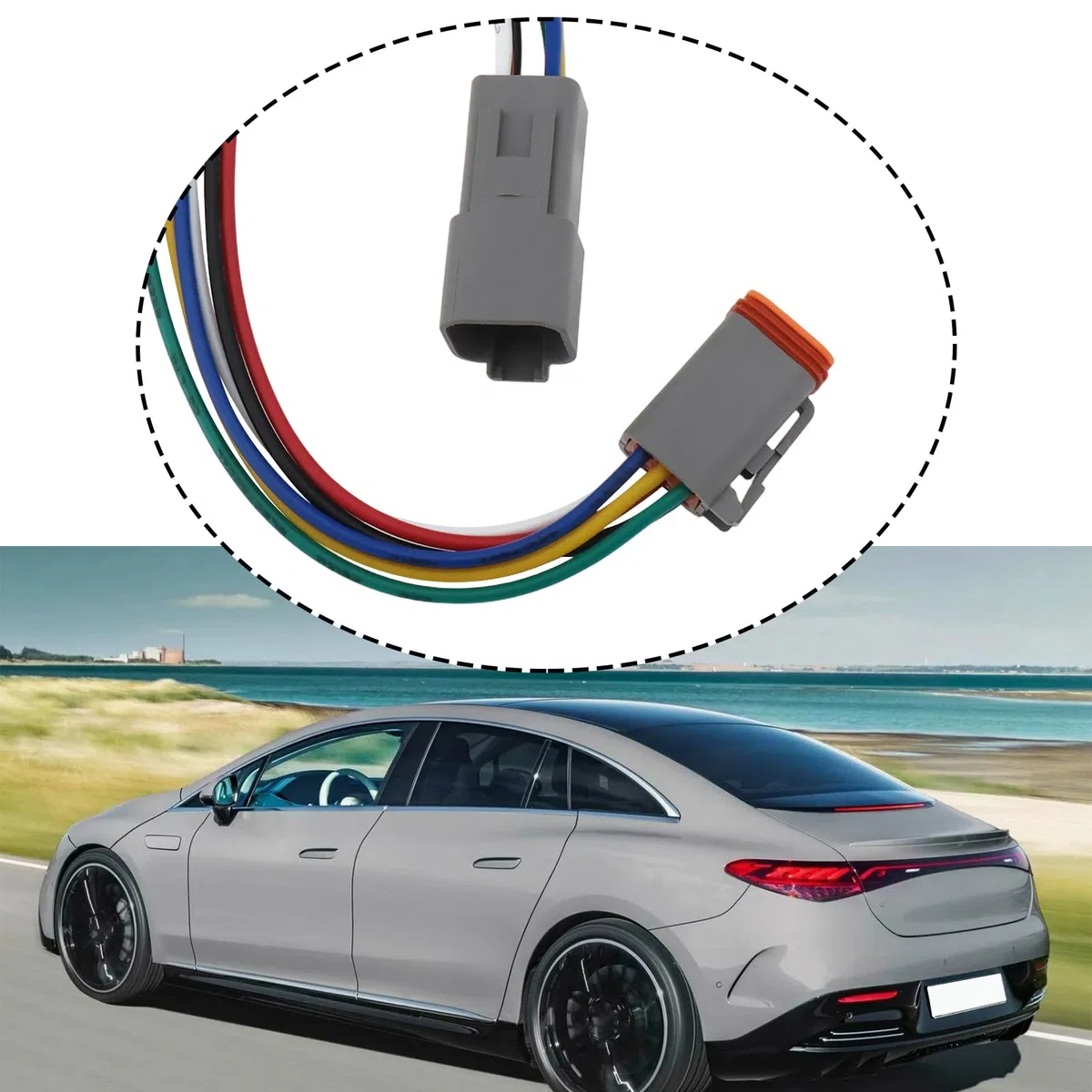 2 paia di connettori maschio femmina a 6 pin, 15 cm, compatibili con Deutsch DT per auto, camion, marina