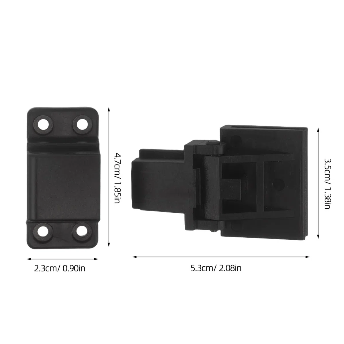 Gadpiparty Cerniere di Ricambio per Giradischi Vinile Nero Kit di Accessori per Platino Vinile Meccanismo di Apertura Fluida Compatibilità Ampia Protezione AntiPolvere