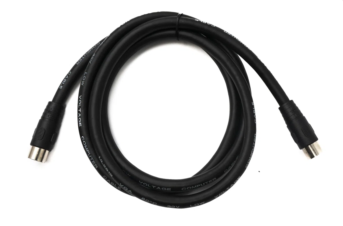 System-S S-Video Cavo 150 cm DIN 13 pin maschio a maschio nero