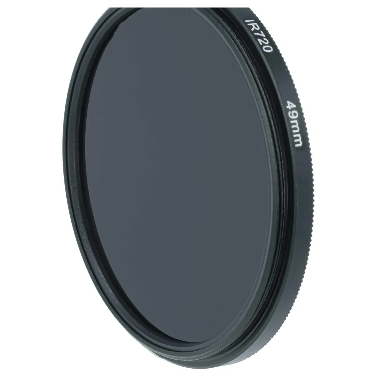 vhbw filtro infrarossi universale 720nm per obiettivi di fotocamere - Filtro IR circolare, 49mm, nero