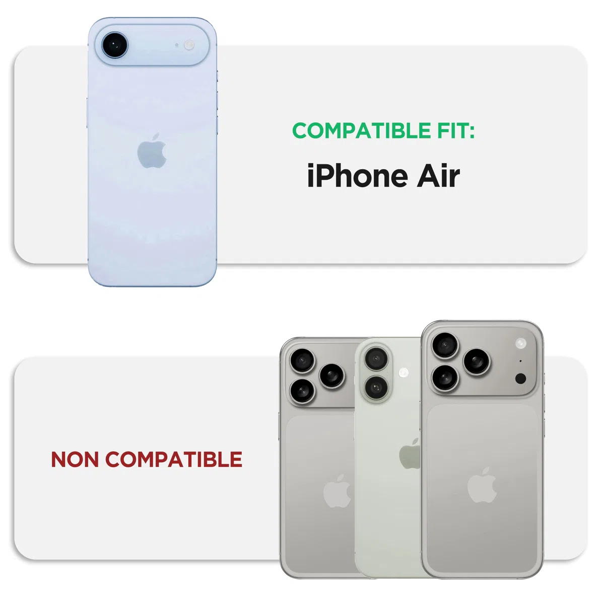 ENCASED per iPhone 17 Air Cover Impermeabile con Pulsante Controllo Fotocamera [IP-68] Custodia Full-Body con Proteggi Schermo Integrato (Compatibile MagSafe)