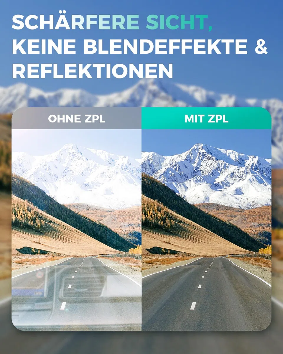 BOTSLAB Filtro polarizzazione circolare (CPL) per fotocamera anteriore Dual Dashcam G980H/G980H Pro, non per Dashcam G980H a 4 canali o 3 canali