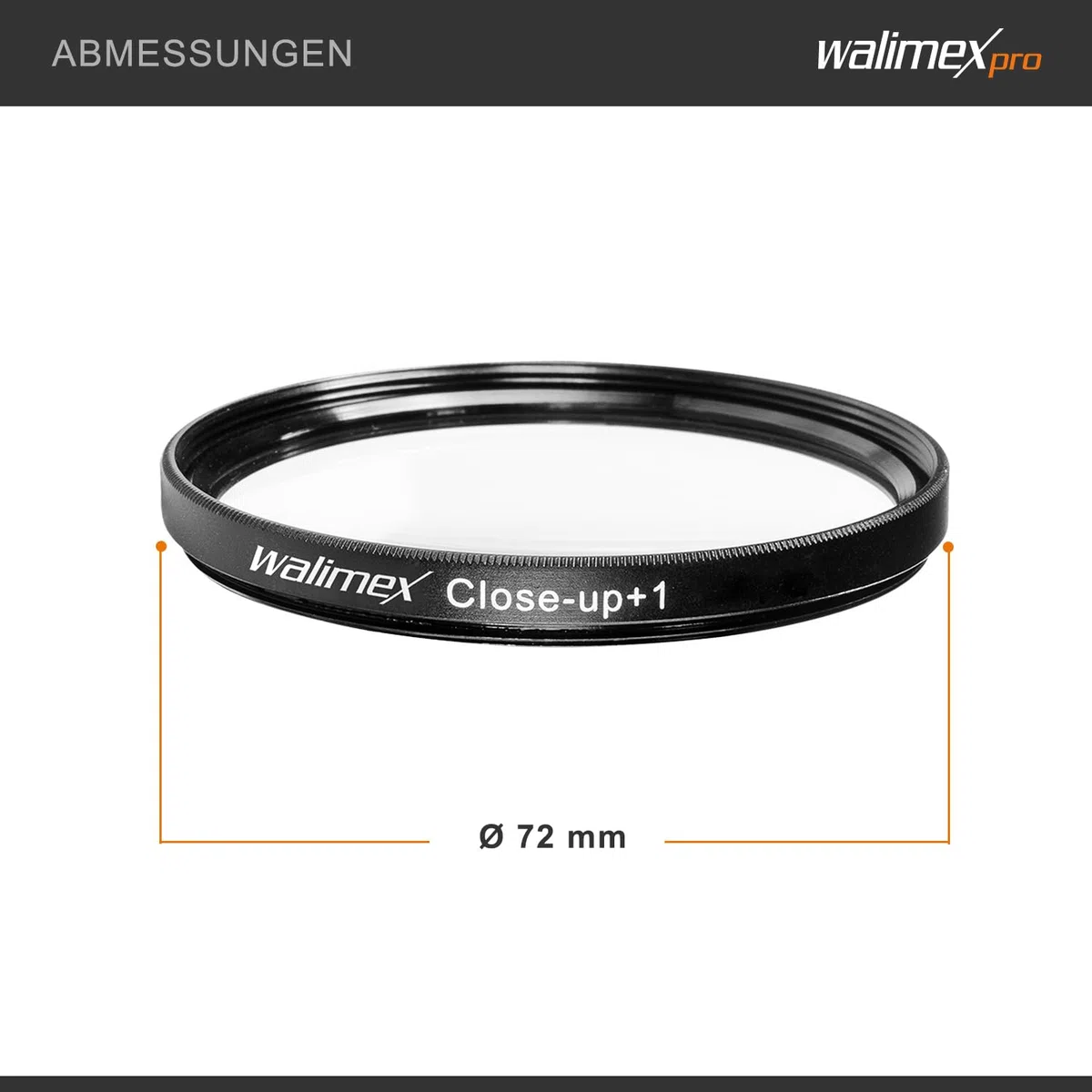 Walimex Close up Makrolinsen-Set 72mm inkl. +1/+2/+4/+10 Dioptrien