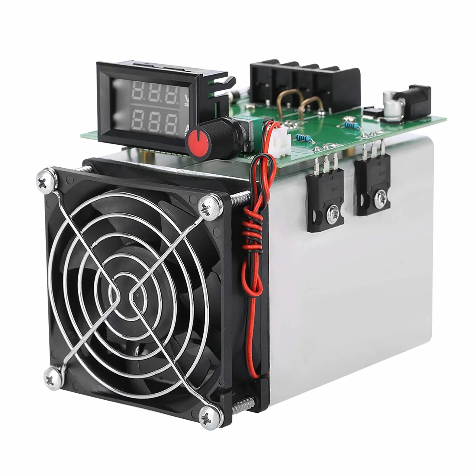 Modulo di Carico Elettronico DC 12V 0-20A 250W - Tester Capacità Batteria con Monitor di Scarica a Corrente Costante per Test e Burn-in Schede