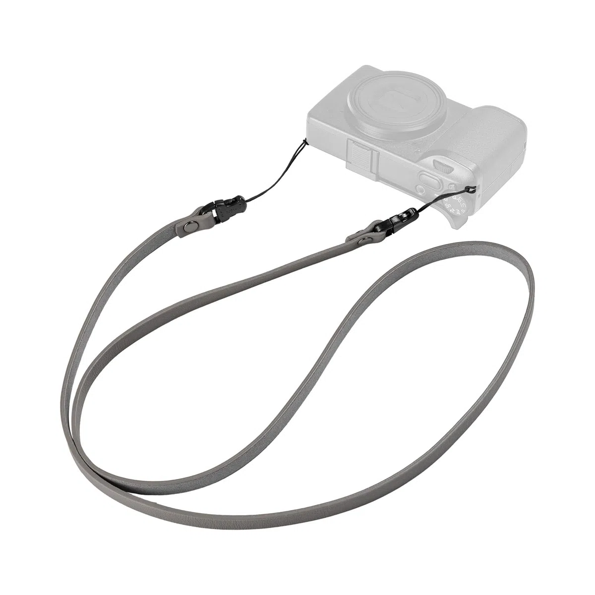 SMALLRIG Tracolla a sgancio rapido per Ricoh Serie GR, portatile e protettiva, per Sony ZV-1 II/ZV-1 / ZV-1F, per Canon G7 X Mark III, per custodie per iPhone Serie 17, grigio - 5685