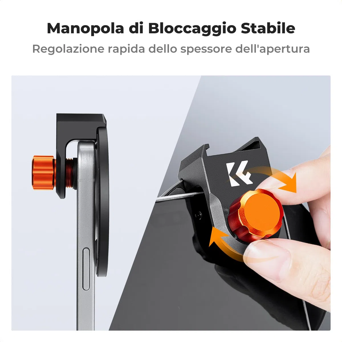 K&F CONCEPT 67mm Clip-on Magnetico Filtro Adattatore per Cellulari, Adattatore per Anello Magnetico per Filtros Telefono Compatibile con iPhone 15 X Pro Max 14 13 12 11