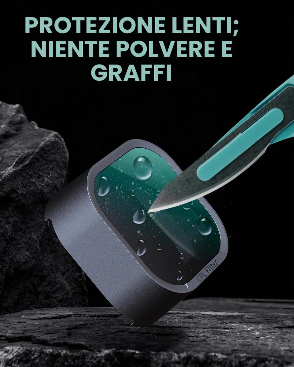 BOTSLAB Filtro polarizzazione circolare (CPL) per fotocamera anteriore Dual Dashcam G980H/G980H Pro, non per Dashcam G980H a 4 canali o 3 canali