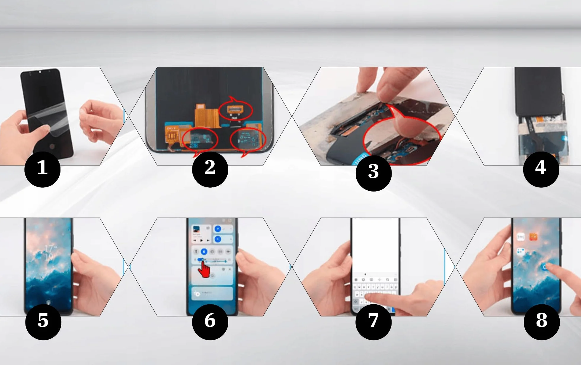 It'Go Full INCELL Display per Samsung A34 5G A346 LCD Schermo di ricambio touchscreen con strumento nero con cornice di alta qualità