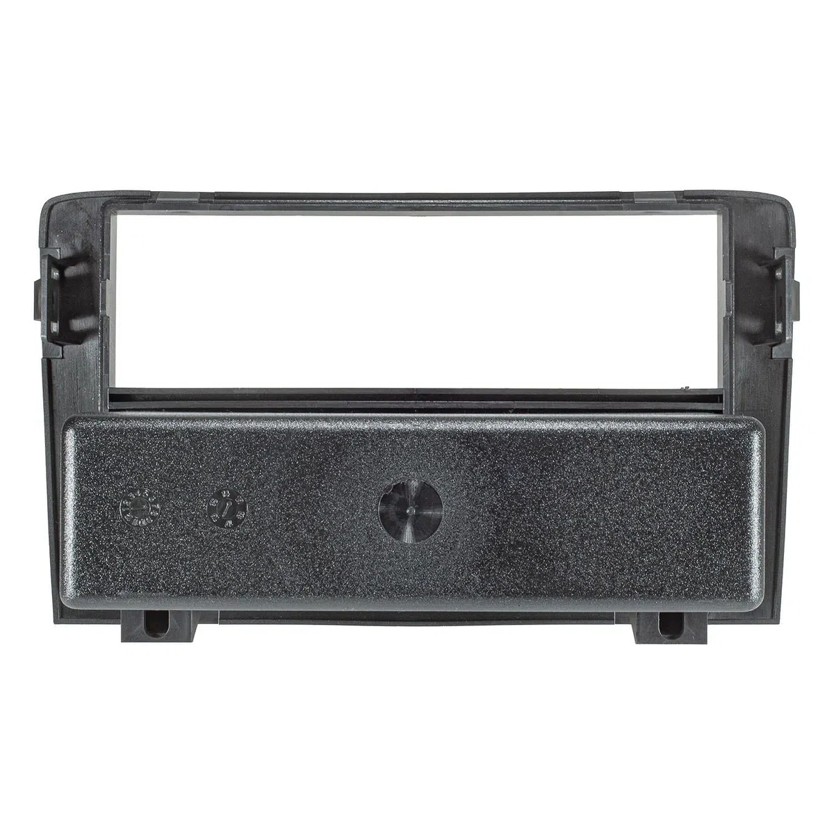 tomzz Audio 2414-028 Set di pannelli radio compatibili con Fiat Idea Lancia Musa nero con adattatore radio ISO
