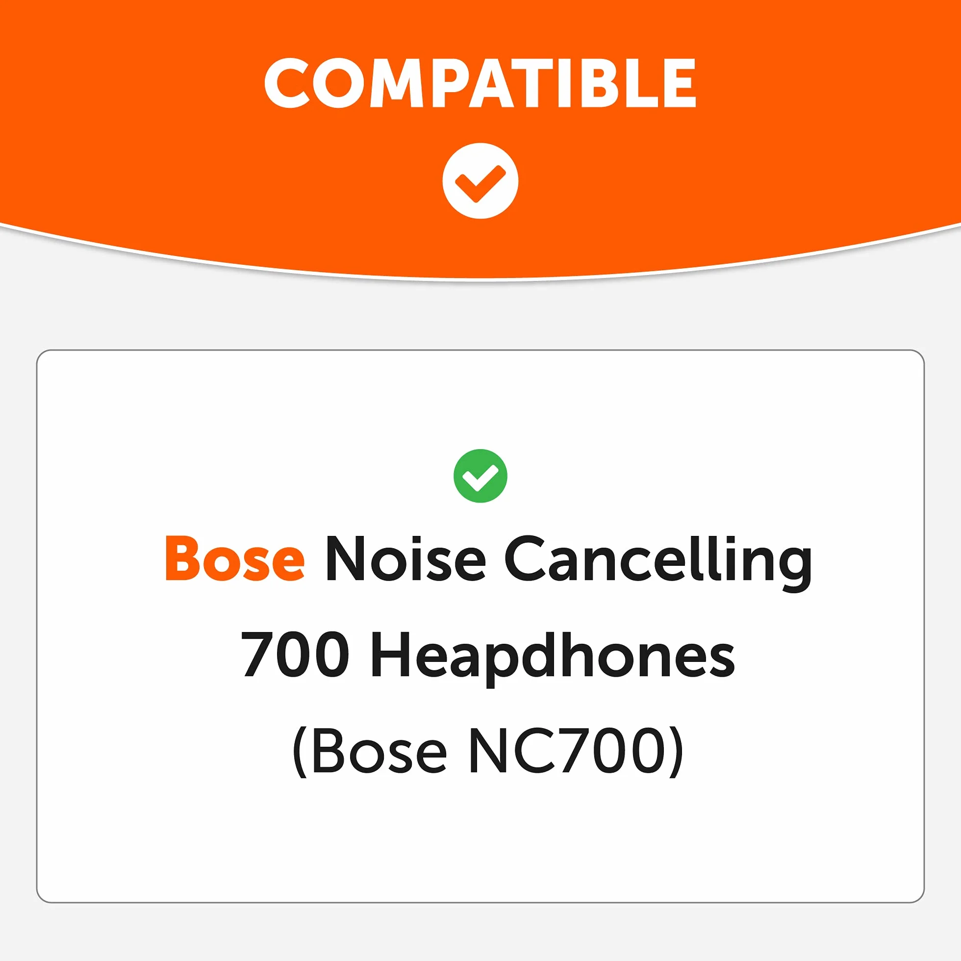 WC FreeZe NC700 - Cuscinetti auricolari in gel di raffreddamento per cuffie Bose Noise Cancelling 700 | Tessuto sportivo traspirante, gel rinfrescante, extra spesso e più fresco più a lungo | Black