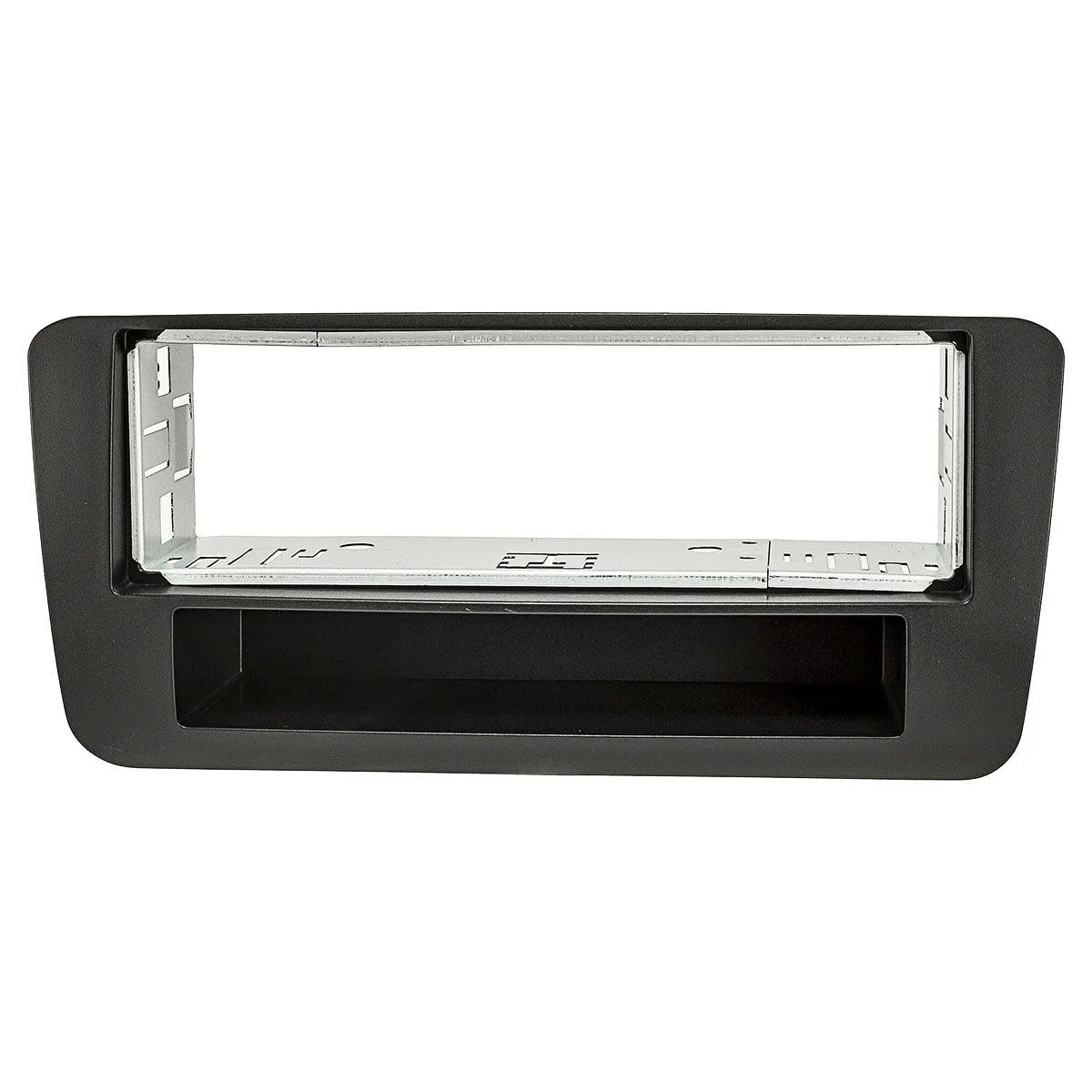tomzz Audio 2403-060 Coperchio radio in metallo compatibile con Audi A1 8X 8XA dal 2010 nero