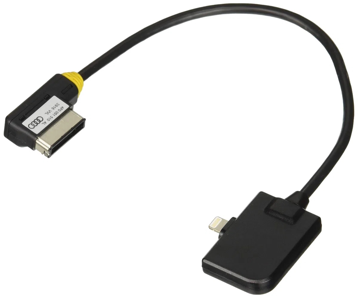 Audi 4 F0051510AL Cavo Adattatore Set per Musica interfaccia/dispositivi Apple con Presa di Corrente