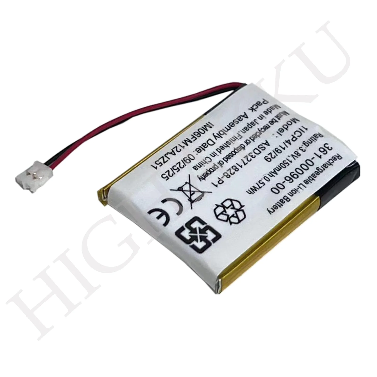 Batteria di ricambio 361-00096-00 compatibile con Gar-min Fenix5s GPS Sport Training Watch 3