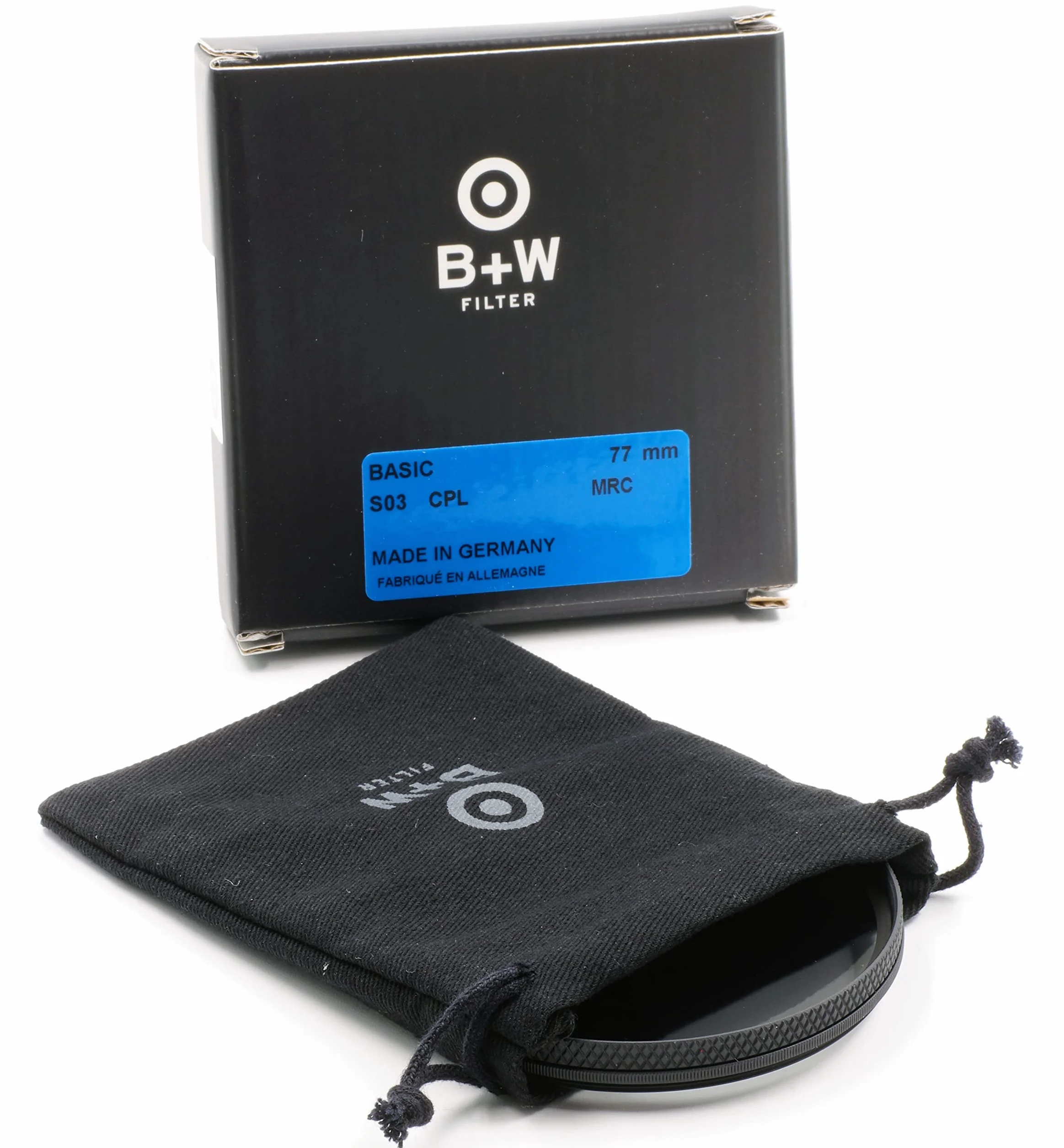 B+W Basic Circular Polarising Filter MRC 82mm - Sostituisce F-Pro 66-1081903