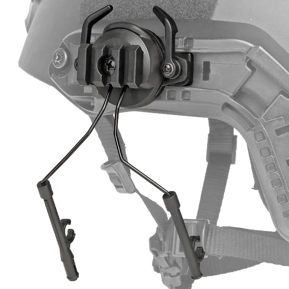 Staffa di Supporto per Cuffie da Softair per Casco tattico Adattatore per Cuffie Comtac