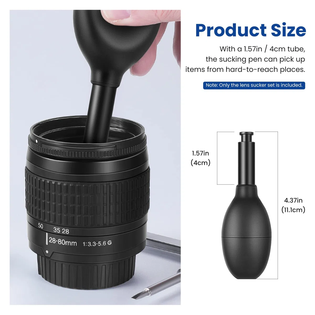 NEEWER 8-in-1 Kit di Penna a Vuoto Aspirante con 7 Ventose Intercambiabili, per Presa Posizionamento Pulizia di Circuiti Integrati e Lenti, per Riparazione di Orologi Componenti Elettronici ecc.