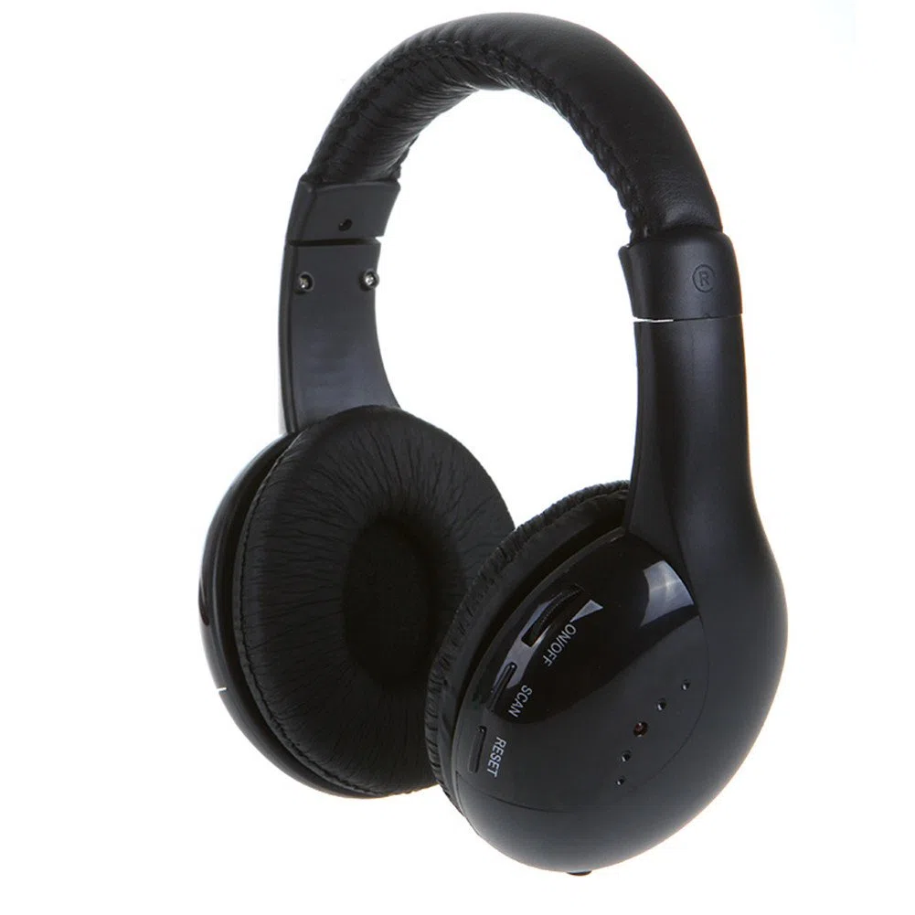 cuffie wireless HiFi per radio FM, MP3, PC, TV, telefoni cellulari audio