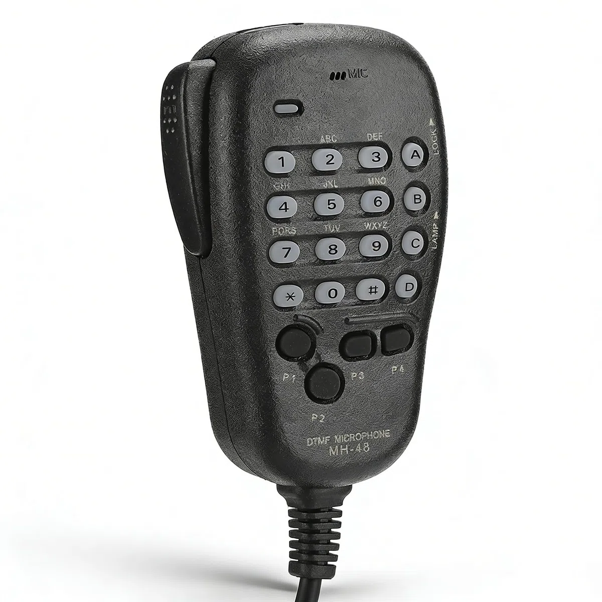 Sxhlseller Microfono Portatile - Microfono Portatile MH-48 DTMF 6 PIN per la Stazione Radio Microfono Retroilluminato