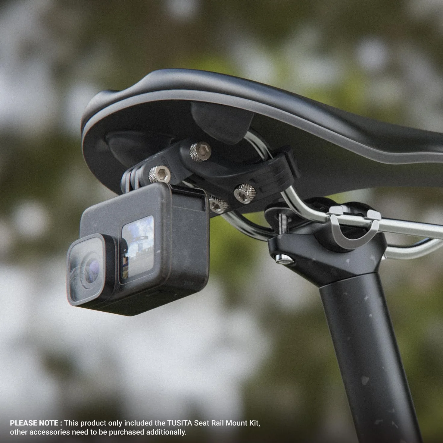 TUSITA Kit di Supporto su Guida per Sedile Compatibile con Garmin Varia RTL510 RTL515 RVR315