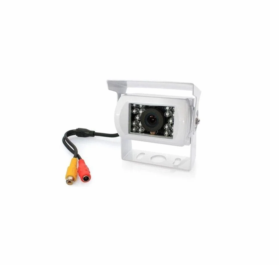 Telecamera ccd 18 led infrarossi camera retromarcia per camper camion furgone