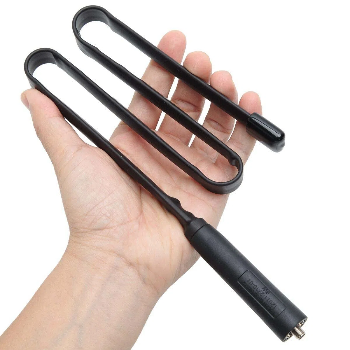 Antenna tattica ABBREE SMA femmina Dual Band 144/430 MHz pieghevole CS per radio bidirezionale Baofeng UV-5R UV-82 BF-F8HP BF-888S, lunghezza 72 cm