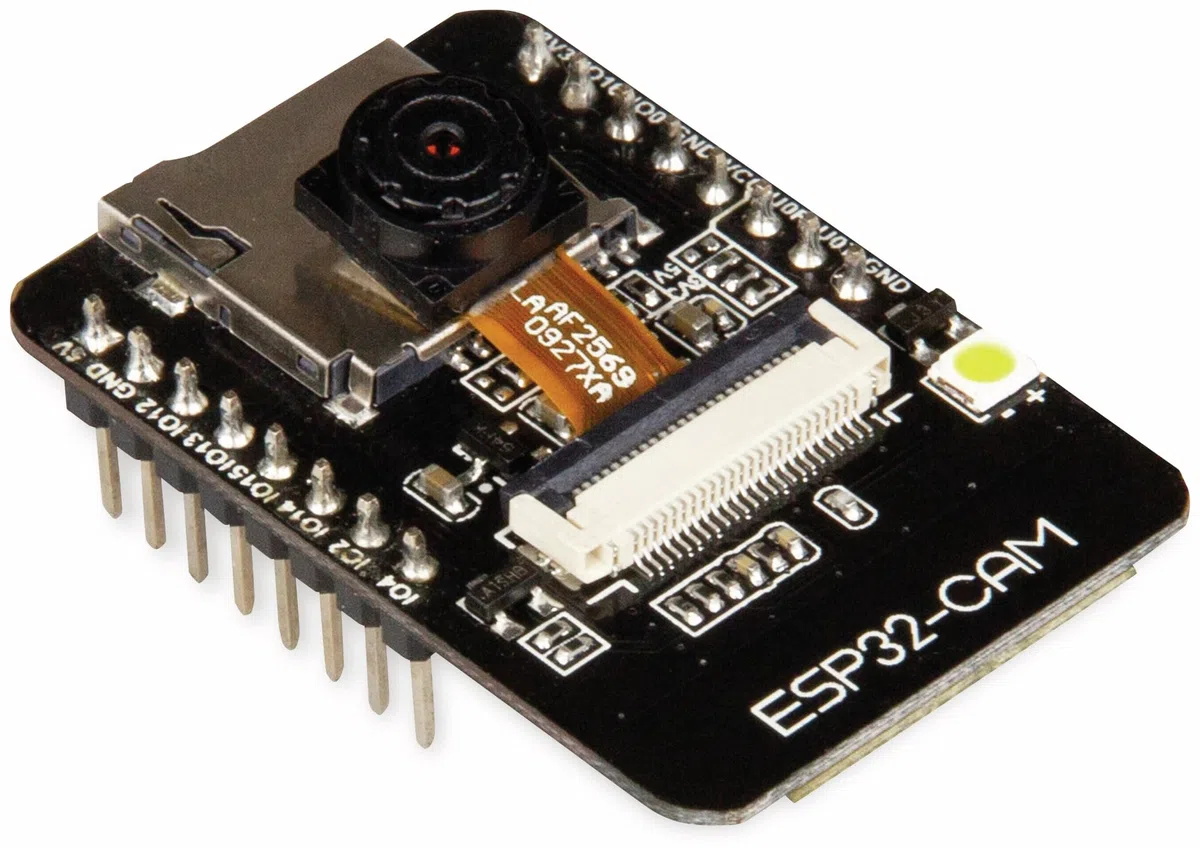 Joy-it Scheda di sviluppo per fotocamera ESP32, colore nero, con fotocamera da 2 MP, SBC-ESP32-Cam