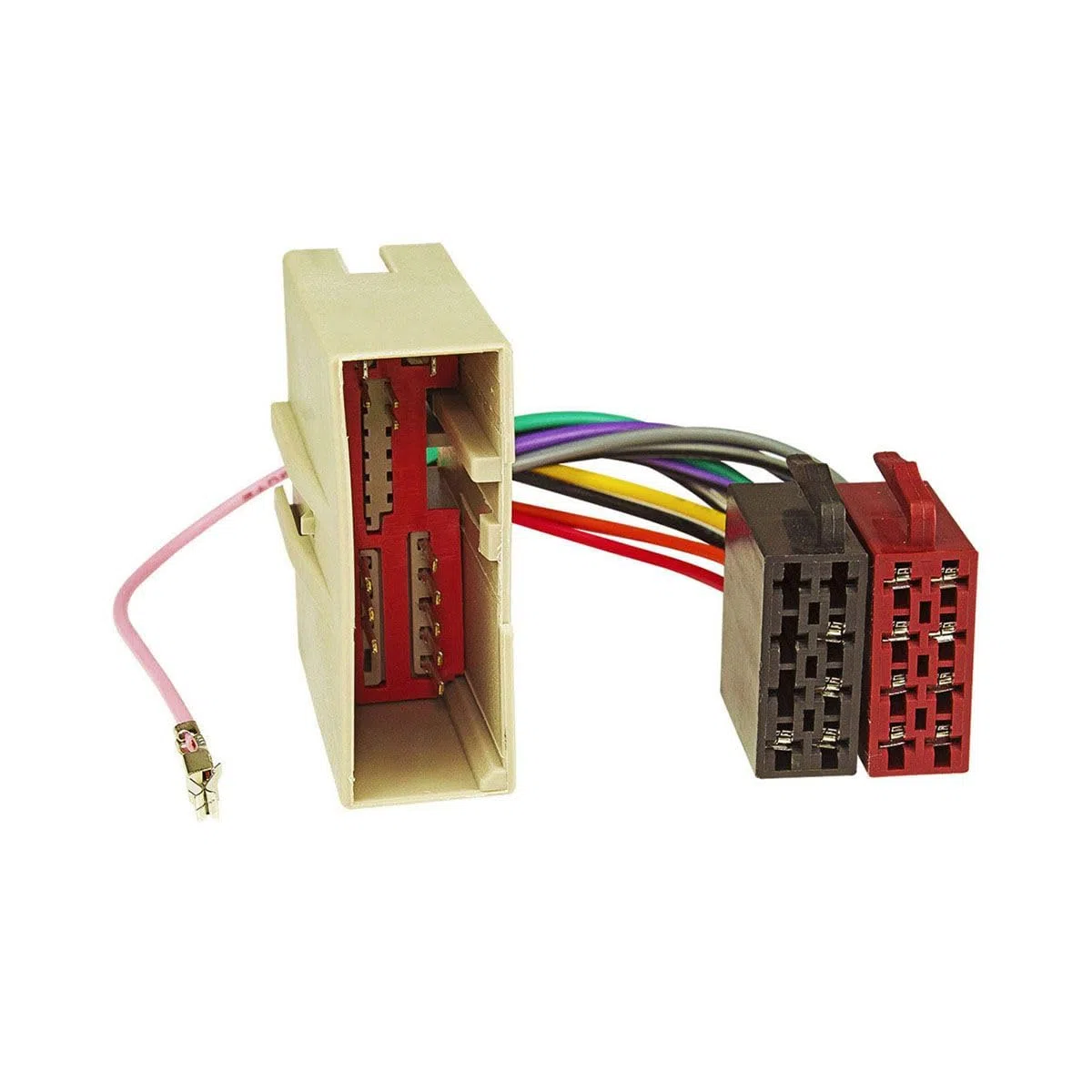 tomzz Audio 2415-018 Set di copertura radio compatibile con Ford Fiesta JH1/JD3 Ford Fusion JU2 prima del facelift nero con adattatore radio ISO