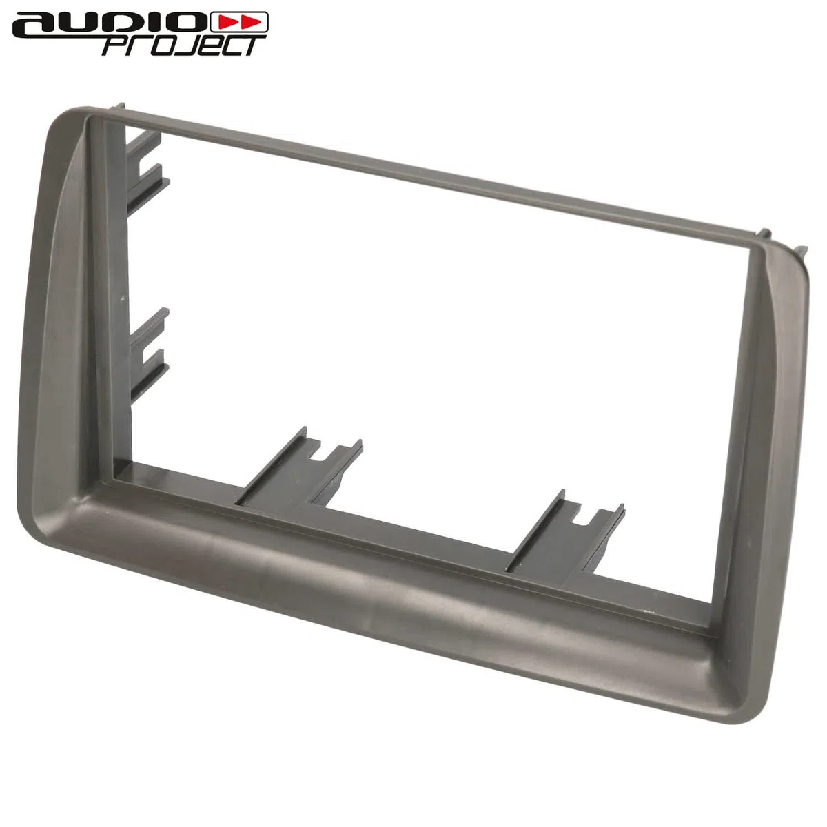 Audioproject A408 - Mascherina autoradio 2-DIN Compatibile con Fiat Panda (169) 2003-2012 Cornice autoradio Mascherina Telaio Adattatore Grigio/Nero